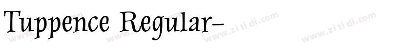 Tuppence Regular字体转换